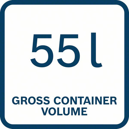 Bosch GAS 55 M AFC Aspirador profesional en seco/húmedo 1200 W 55 l clase de polvo M ( 06019C3300 )