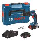 Bosch GTB 18V-45 Professional cordless drywall screwdriver 18 V 6 Nm brushless ( 06019K7002 ) + 2x ProCORE rechargeable battery 4.0 Ah + charger + L-Boxx