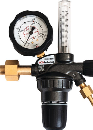 Reductor de presión de botella GCE ProControl® Caudalímetro Argón / CO₂ (1000153510)