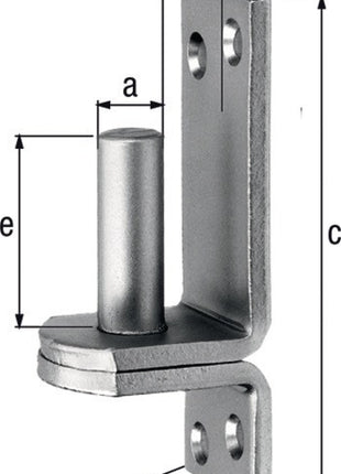 Zacisk GAH na płytce 13x10mm ( 3000200306 )