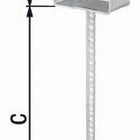 GAH U-post support ETA-10/0210 101x100x400x60mm ( 3000200712 )