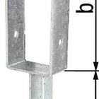 Soporte poste U GAH ETA-10/0210 91x200x200x50mm (3000200718)