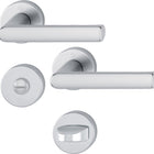 HOPPE Hamburg 1700 / 42KB/42KBS aluminium F1 rose set ( 3000203128 )