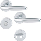 HOPPE Garniture à rosette Verona 1510 / 42KB/42KBS aluminium F1 ( 3000203134 )