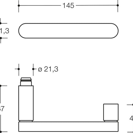 HEWI Escutcheon set 270XAH01.230 Stainless steel ( 3000207495 )