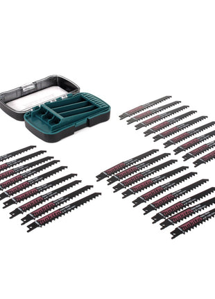 Makita Reciprosägeblatt Set 27 tlg. 130 mm in praktischer Box ( P-81278 ) - Toolbrothers