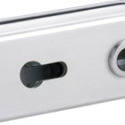 HERMAT glass door lock 6013 PZ - Venezia stainless steel matt ( 3000253940 )