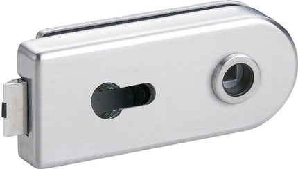HERMAT glass door lock 6013 PZ - Venezia stainless steel matt ( 3000253940 )