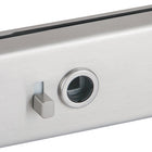 HERMAT glass door lock 6086 S BAD - Genova stainless steel matt ( 3000253944 )