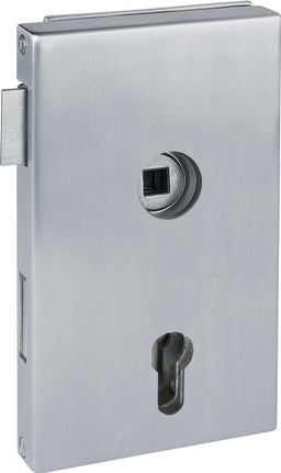 HERMAT glass door lock 6053 PZ L - Molina stainless steel matt ( 3000253947 )