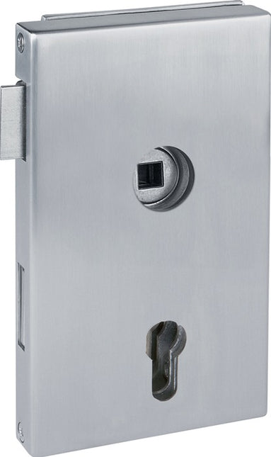 HERMAT Serrure de porte en verre 6053 PZ R - Molina inox mat ( 3000253948 )