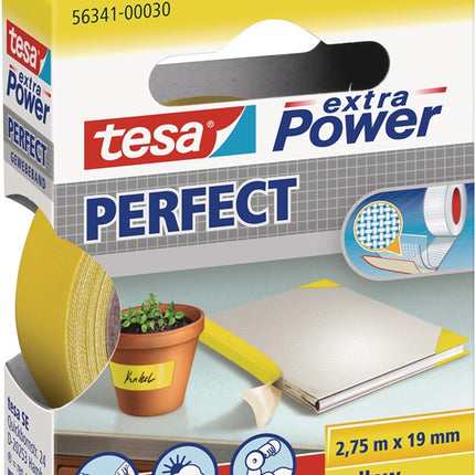 TESA fabric tape extra Power(R) 56341 yellow ( 3000265352 )