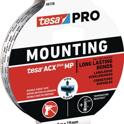 Cinta de montaje TESA Mounting PRO ACX+ MP 66728 negro (3000265492)
