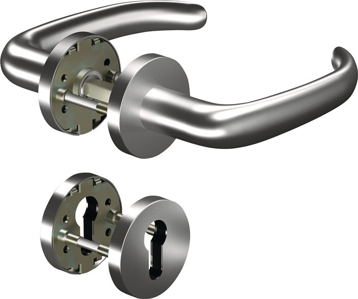Juego de rosetas OGRO CORE8999 8mm / 6501 / 7122 WC ER acero inoxidable ER (3000267211)