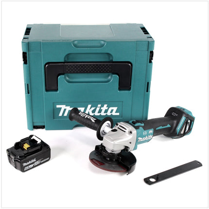 Makita DGA 513 G1J Akku Winkelschleifer 18 V 125mm Brushless + 1x Akku 6,0Ah + Makpac - ohne Ladegerät - Toolbrothers