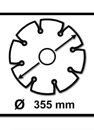 Makita Long Life Metall Trennscheibe 355 x 3 x 25,4 mm 5 Stück ( B-10665-5 ) - Toolbrothers