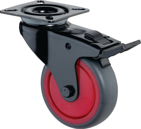 BS ROLLEN Roulette pivotante avec frein Roue Ø 75 mm Capacité de charge 60 kg ( 3000275253 )