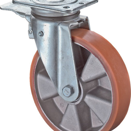 BS ROLLEN Swivel castor with total brakes Wheel Ø 100 mm Load capacity 200 kg ( 3000275925 )
