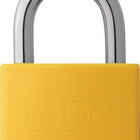 Candado cilíndrico ABUS T65AL/40 amarillo, cerradura con etiqueta, ancho del cuerpo 43 mm (3000280255)