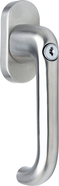 DENI window handle in matt stainless steel ( 3000700003 )
