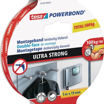 Cinta de montaje TESA Powerbond Ultra Strong 55792 blanca (4000309018)