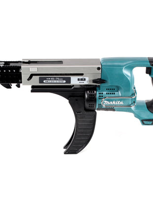 Makita DFR 750 RTJ Akku Magazinschrauber 18V 45-75mm + 2x Akku 5,0Ah + Ladegerät + Makpac - Toolbrothers