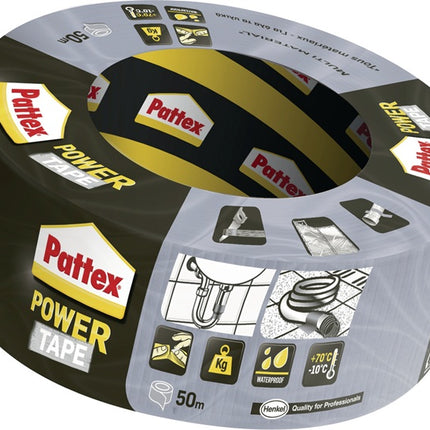 PATTEX Cinta de tela power tape gris plata (4000353091)