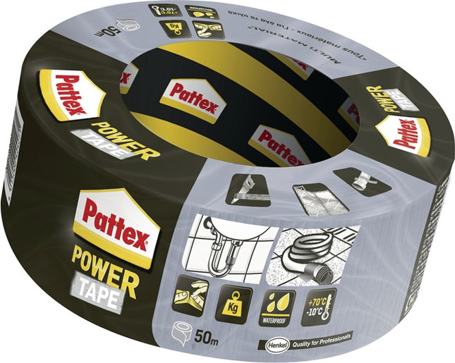 PATTEX Cinta de tela power tape gris plata (4000353091)