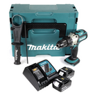 Makita DHP 451 RFJ Akku Schlagbohrschrauber 18 V 80 Nm + 2x Akku 3,0Ah + Ladegerät + Makpac - Toolbrothers