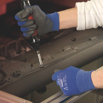 Guantes ANSELL HyFlex® 11-618 talla 10 azul/negro (4000371336)