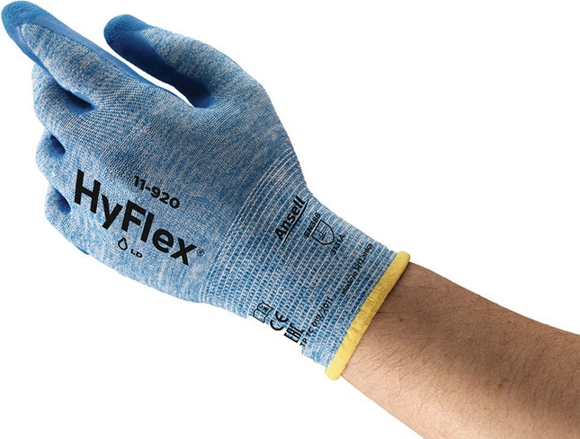 Guantes ANSELL HyFlex® 11-920 talla 9 azul (4000371344)
