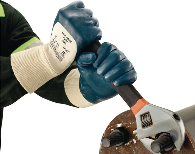 Guantes ANSELL ActivArmr Hylite 47-400 talla 10 blanco/azul (4000371367)