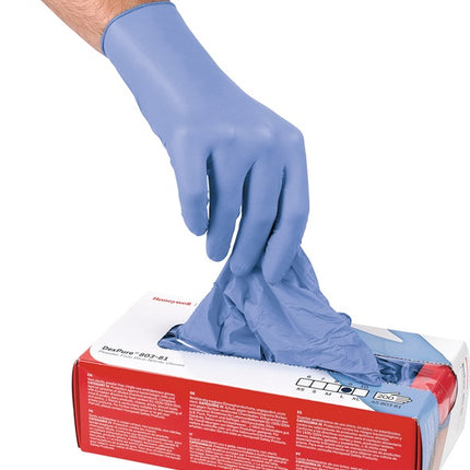 Guantes desechables HONEYWELL DexPure® 803-81 talla M azul-violeta (4000371377)