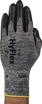 ANSELL Guantes HyFlex 11-801 talla 8 gris/negro (4000371466)
