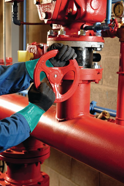 ANSELL guantes químicos AlphaTec 58-270 talla 9 verde botella/gris antracita (4000371506)