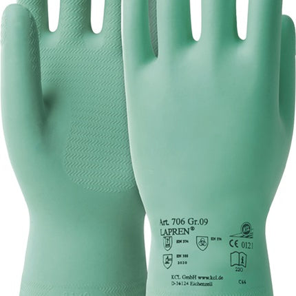 HONEYWELL guantes químicos Lapren 706 talla 10 verde ( 4000371621 )