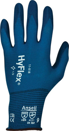 Guantes ANSELL HyFlex® 11-818 talla 10 azul oscuro (4000371626)