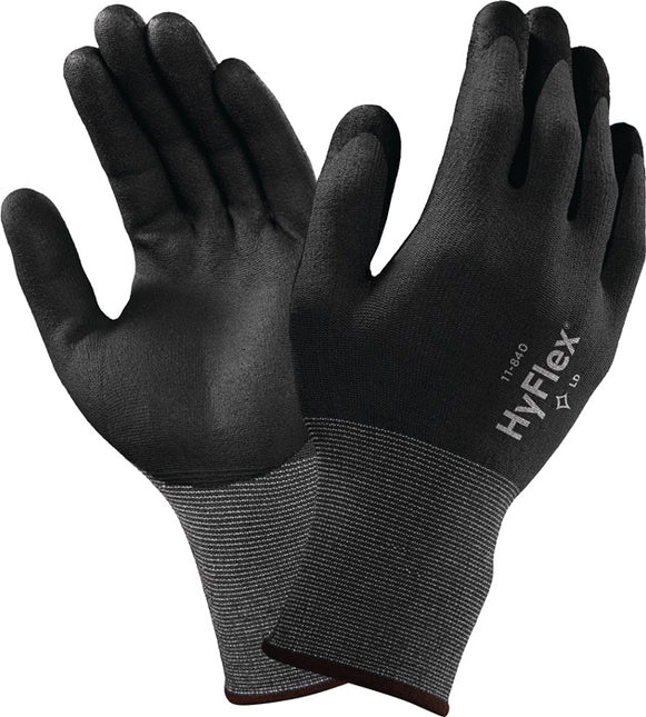 Guantes ANSELL HyFlex® 11-840 talla 9 negro/gris (4000371655)