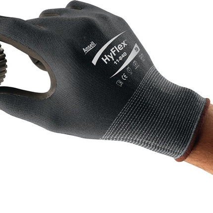 Guantes ANSELL HyFlex® 11-840 talla 11 negro/gris (4000371657)