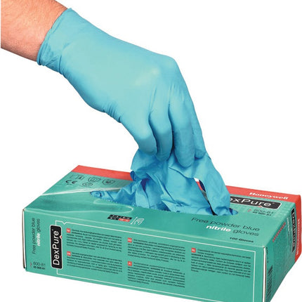 HONEYWELL disposable gloves Dexpure 800-81 size L blue ( 4000371854 )