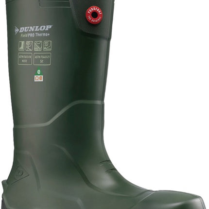 DUNLOP Fieldpro Thermo+ safety winter boots size 47 green ( 4000374177 )