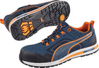 PUMA Sicherheitsschuh Crosstwist LOW Größe 41 blau/orange ( 4000374601 )