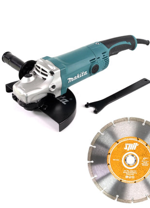 Makita GA 9050 R Winkelschleifer 2000W 230mm + Spit Diamant Trennscheibe Wet and Dry 230x22,23 mm - Toolbrothers