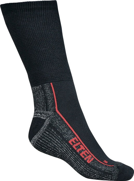 Calcetines funcionales ELTEN Perfect Fit Socks ESD (carbono) talla 43-46 negro/gris (4000374857)