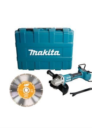 Makita DGA 900 ZKX2 Akku Winkelschleifer 36V ( 2x18V ) 230mm Brushless Solo + Ezynut + Trennscheibe + Koffer - ohne Akku, ohne Ladegerät - Toolbrothers