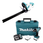 Kit combinado Makita cortasetos a batería UH 480 DZ + taladro a batería DF 347 DWE 14,4 V + 2x batería 1,5 Ah + cargador