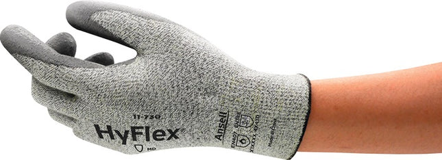 Guantes de protección contra cortes ANSELL HyFlex® 11-730 talla 9 gris (4000391142)