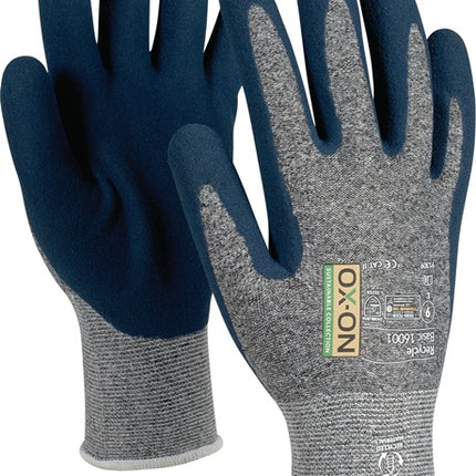 OX-ON gloves Recycle Basic 16001 size 8 blue/light blue ( 4000391358 )
