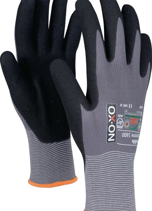 OX-ON Guantes Flexible Supreme 1600 Talla 11 negro/gris claro (4000391367)