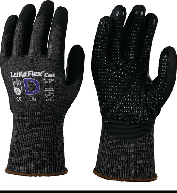 LEIPOLD cut protection gloves LeiKaFlex(R) CUT RL 1645 size 10 grey/black ( 4000391403 )
